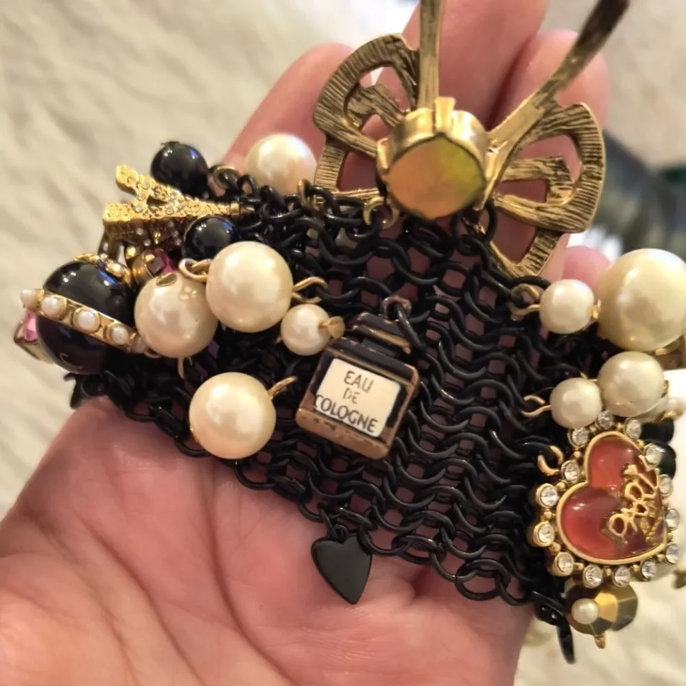Betsey Johnson Paris Charms Statement Bracelet